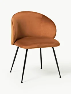 Fluwelen stoelen Luisa, 2 stuks