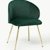 Fluwelen stoelen Luisa, 2 stuks
