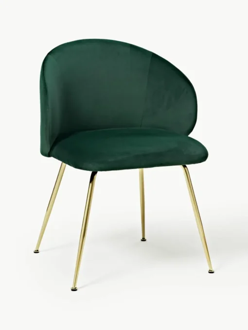 Fluwelen stoelen Luisa, 2 stuks