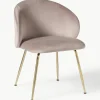 Fluwelen stoelen Luisa, 2 stuks