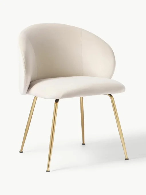 Fluwelen stoelen Luisa, 2 stuks
