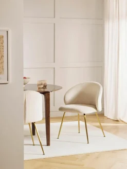 Fluwelen stoelen Luisa, 2 stuks