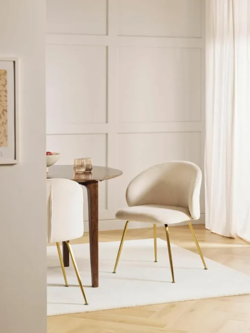 Fluwelen stoelen Luisa, 2 stuks