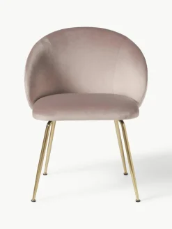 Fluwelen stoelen Luisa, 2 stuks