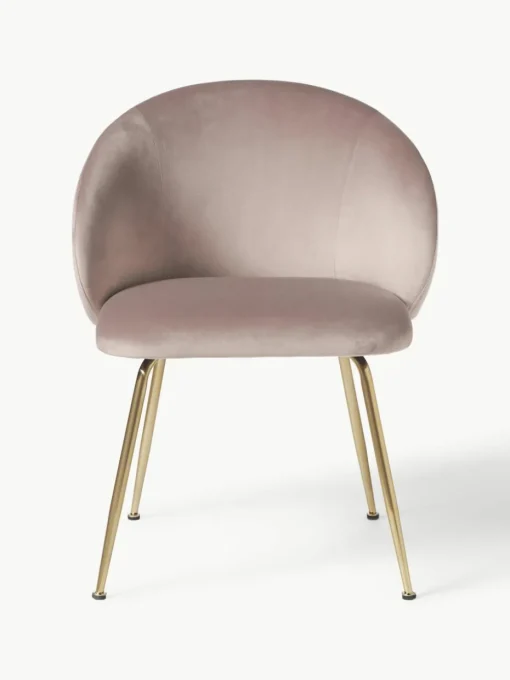 Fluwelen stoelen Luisa, 2 stuks