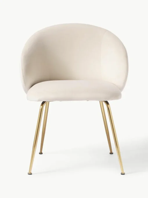 Fluwelen stoelen Luisa, 2 stuks