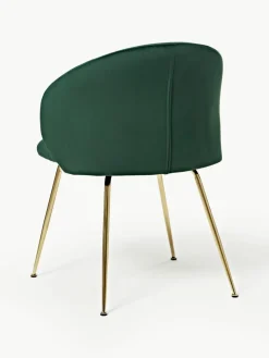 Fluwelen stoelen Luisa, 2 stuks