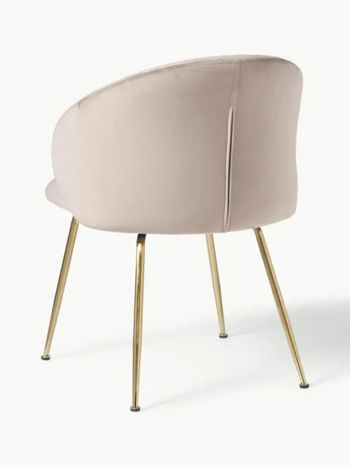 Fluwelen stoelen Luisa, 2 stuks