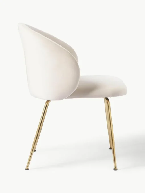 Fluwelen stoelen Luisa, 2 stuks