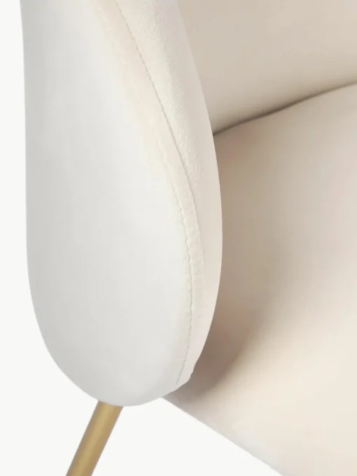 Fluwelen stoelen Luisa, 2 stuks