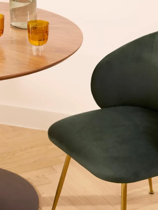 Fluwelen stoelen Luisa, 2 stuks