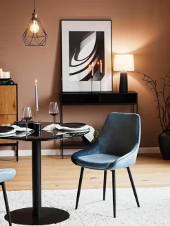 Fluwelen stoelen Sierra, 2 stuks