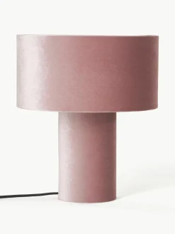 Fluwelen tafellamp Ron
