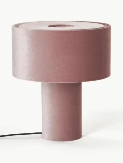 Fluwelen tafellamp Ron