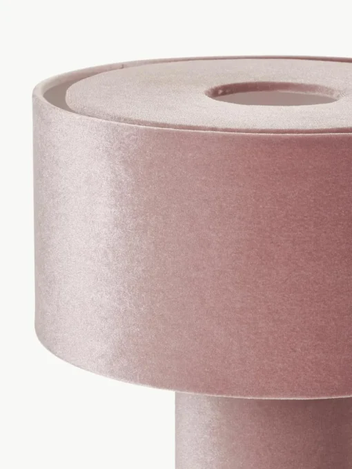 Fluwelen tafellamp Ron