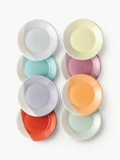 Gebaksborden 1815 Brights van porselein, 8-delig