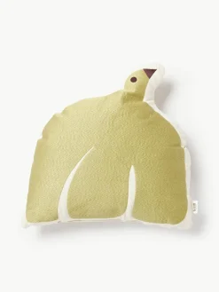 Geborduurd kussen Swif Bird van biokatoen