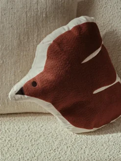 Geborduurd kussen Swif Bird van biokatoen