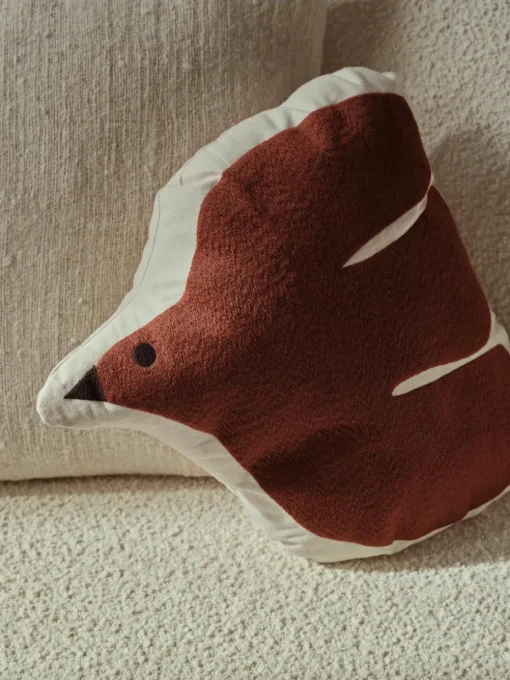 Geborduurd kussen Swif Bird van biokatoen