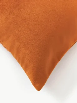 Geborduurde fluwelen kussenhoes Nora