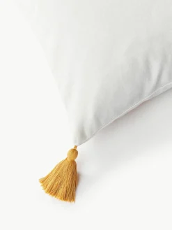 Geborduurde kussenhoes Alora met kerstmotief