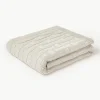 Gebreide katoenen plaid Gwen