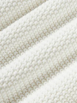 Gebreide kussenhoes Molly met pompoms