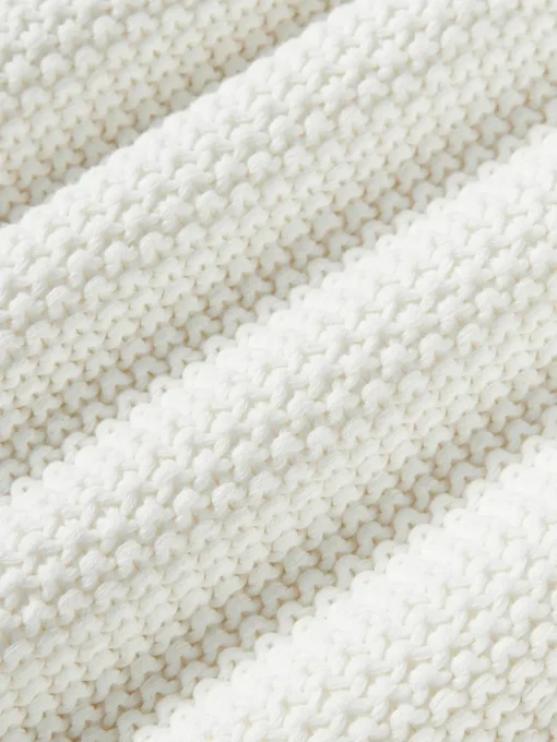Gebreide kussenhoes Molly met pompoms