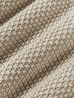 Gebreide kussenhoes Molly met pompoms