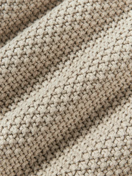 Gebreide kussenhoes Molly met pompoms