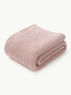 Gebreide plaid Adalyn van biokatoen