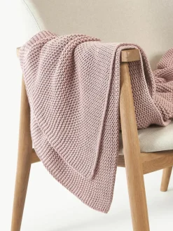 Gebreide plaid Adalyn van biokatoen
