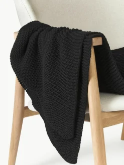 Gebreide plaid Adalyn van biokatoen