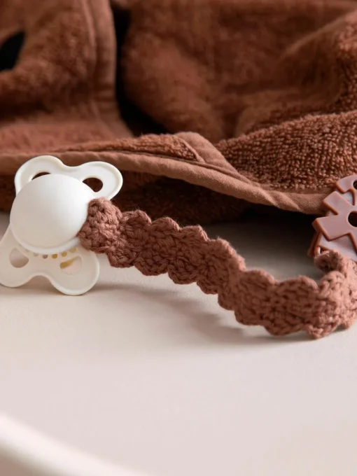 Gehaakte speenketting Crochet, handgemaakt