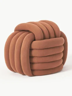 Geknoopte poef Twist