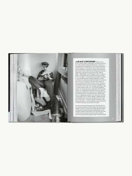 Geïllustreerd boek David Bowie. The Man Who Fell to Earth. 40th Ed.