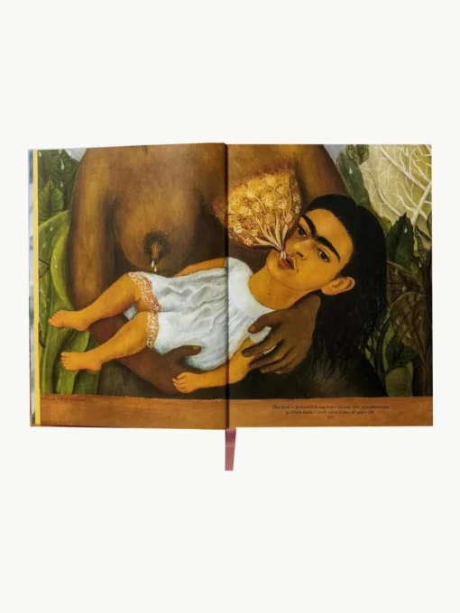 Geïllustreerd boek Frida Kahlo. All paintings