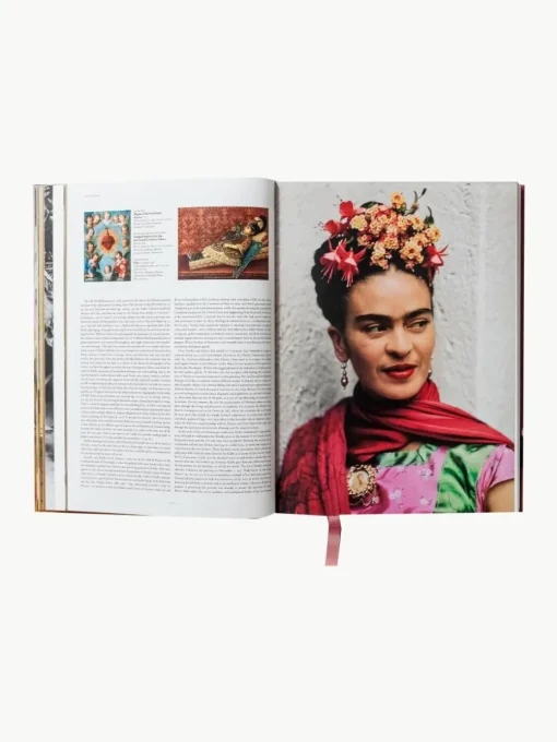 Geïllustreerd boek Frida Kahlo. All paintings