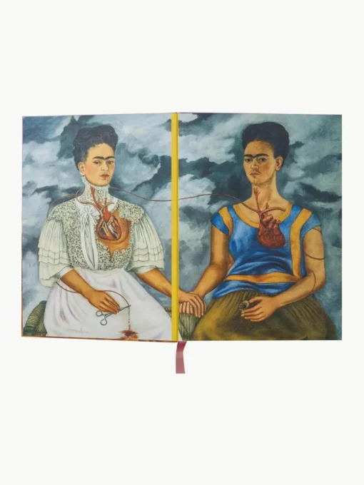 Geïllustreerd boek Frida Kahlo. All paintings