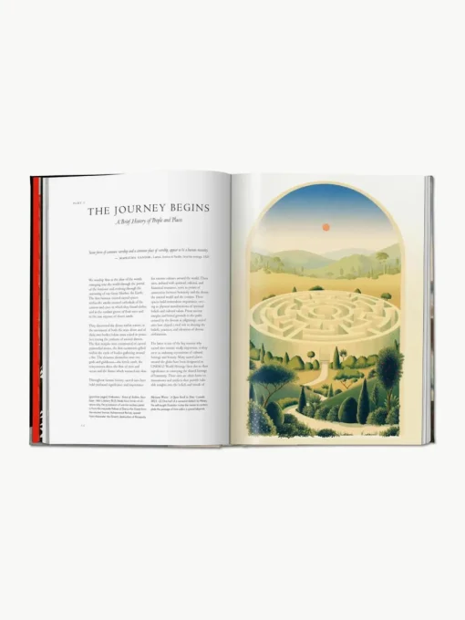 Geïllustreerd boek Sacred Sites. The Library of Esoterica