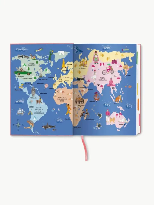 Geïllustreerd boek The New York Times Explorer - 100 Trips Around the World