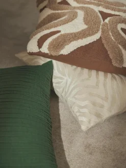 Geplooide katoenen kussenhoes Artemis