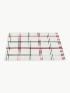 Geruite placemats Aster, 2 stuks