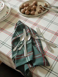 Geruite stoffen servetten Aster, 4 stuks