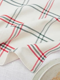 Geruite stoffen servetten Aster, 4 stuks