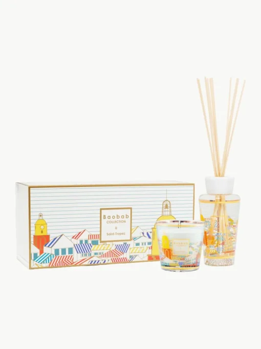 Geschenkdoos My First Baobab À Saint-Tropez (tijm, basilicum & munt), 2-delig