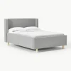 Gestoffeerd bed Arche met lades