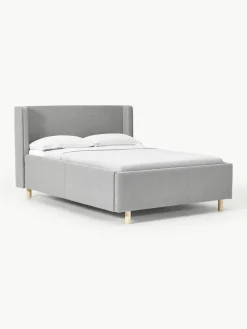 Gestoffeerd bed Arche met lades