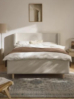 Gestoffeerd bed Arche met lades
