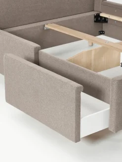 Gestoffeerd bed Arche met lades